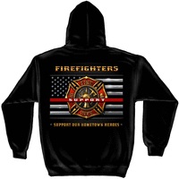 Eagle & Flag Firefighter Hoodie